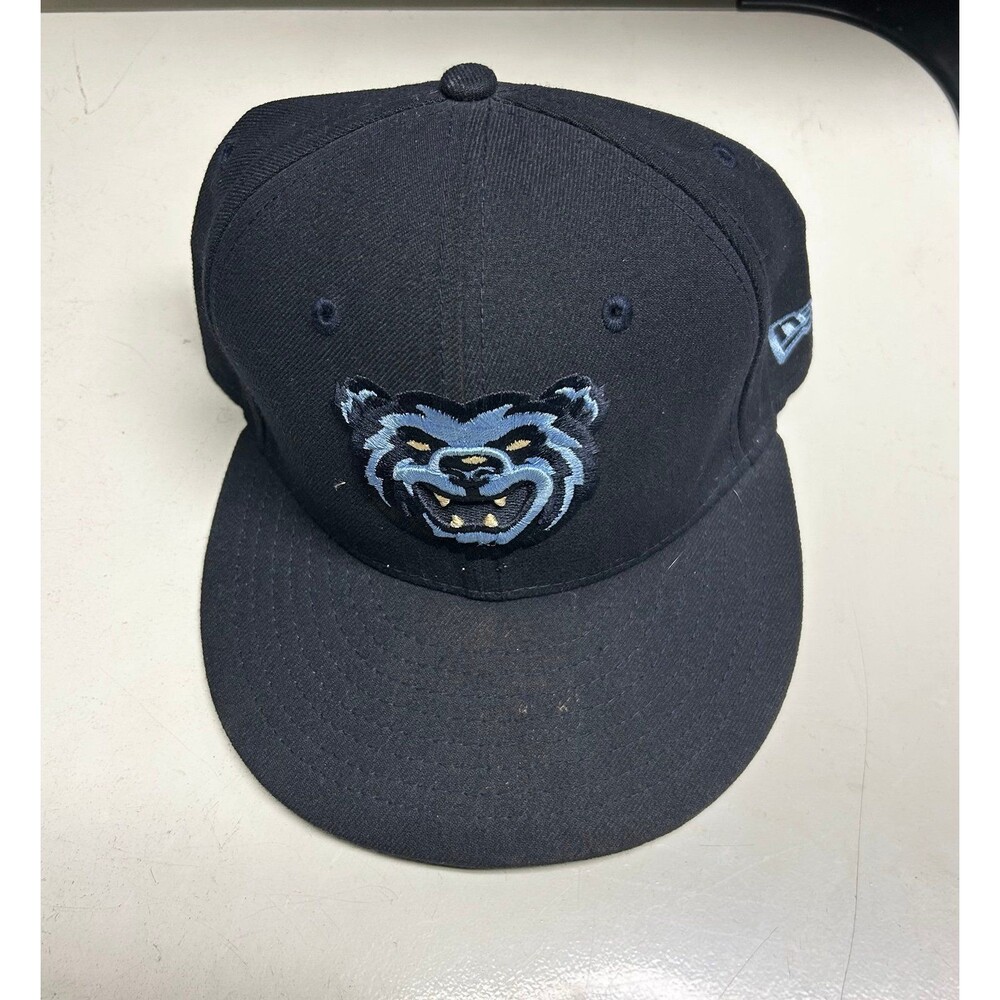 Mobile BayBears Hat Cap Blue New Era 59Fifty Fitted MILB Baseball